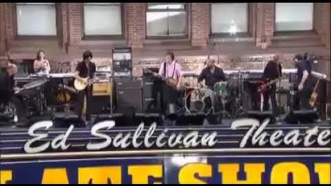 Paul Mc Cartney Live Ed Sullivan Theater!