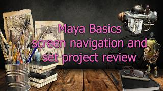 Maya Basics 1.0 Screen Navigation