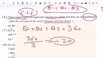 Sec2 1st term statics exercise 4 المعاصر equilibrium of forces( lami