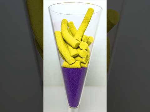 Very Satisfying and Relaxing, Kinetic Sand ASMR, Drop and squish