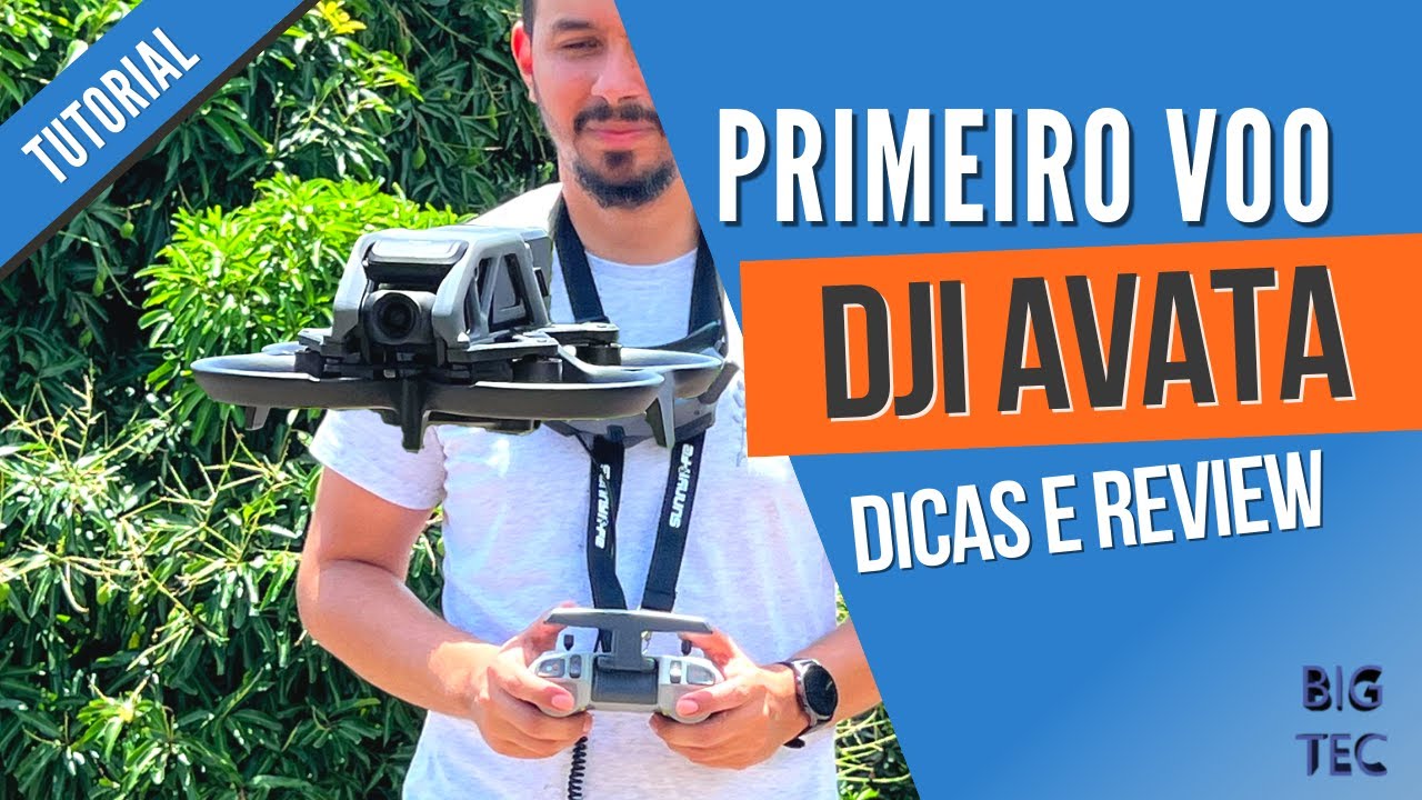 DJI AVATA Primeiro Voo - Tutorial | Review - É bom mesmo? PT