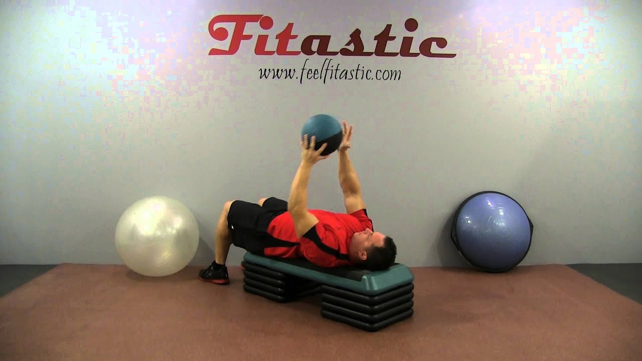 Lying Medicine Ball Alternate Chest Fly YouTube