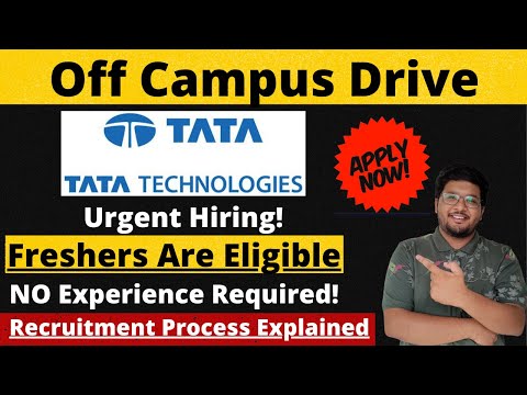 Tata Technologies Off Campus Recruitment | Mega Hiring Drive | Freshers Eligible ??