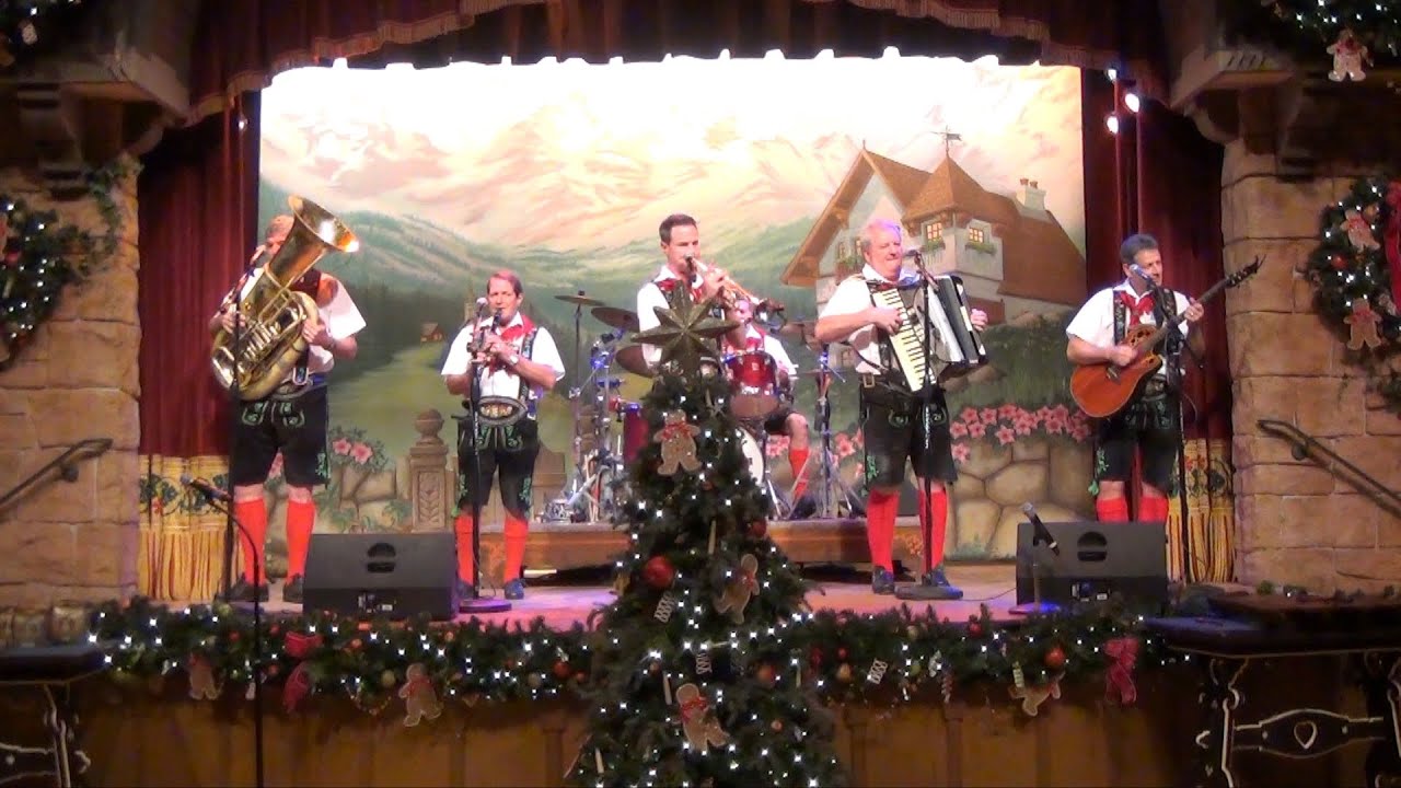 walt disney world vacation Epcot Germany Biergarten Christmas Show Highlights - Holidays Around The World 2013, Disney