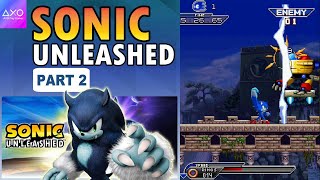 Sonic transforms into a Warehog & fights Dr. Eggman | Sonic Unleashed | Java Game Part - 2