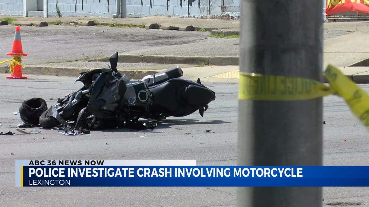 Police investigate crash involving motorcycle - YouTube