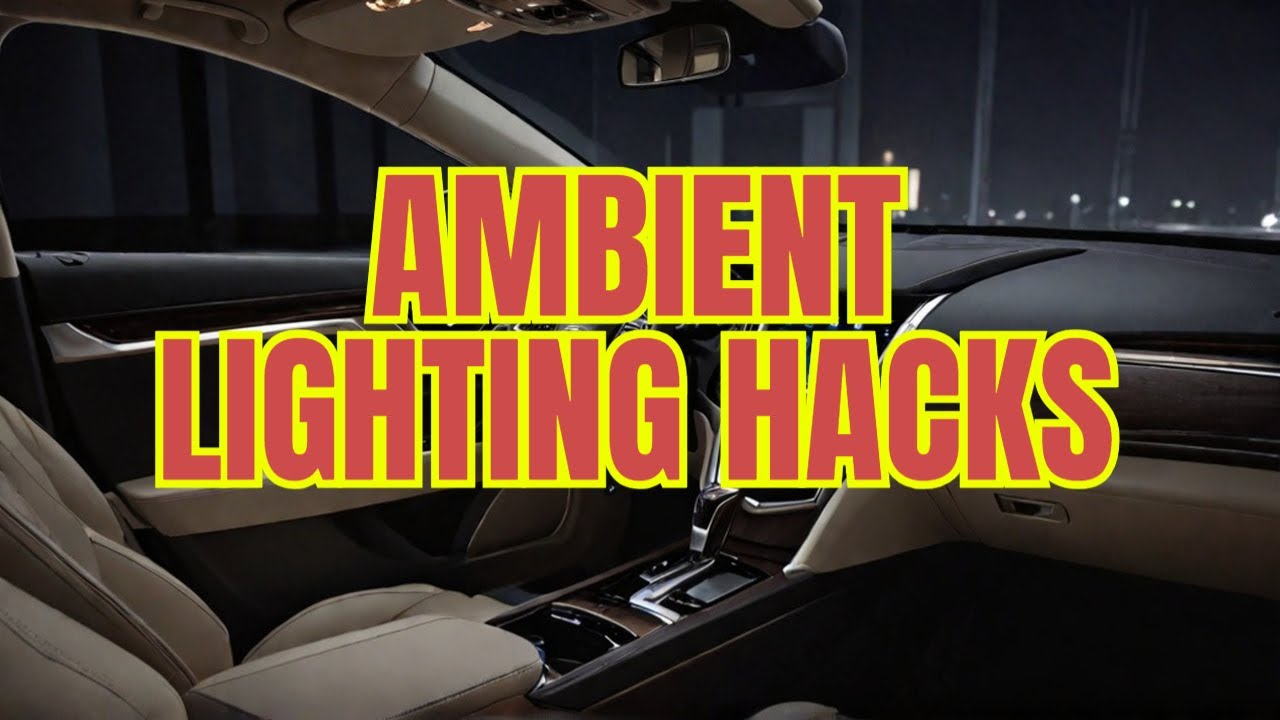 Cadillac XTS Ambient Lighting Hacks for a FULL INTERIOR GLOW