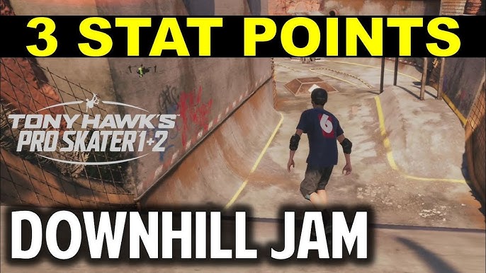 TONY HAWK'S PRO SKATER 1+2 DOWNHILL JAM: ALL GOALS AND