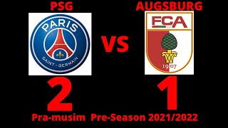 Psg Vs Fc Augsburg - Pra Musim Pre - Season 20212022