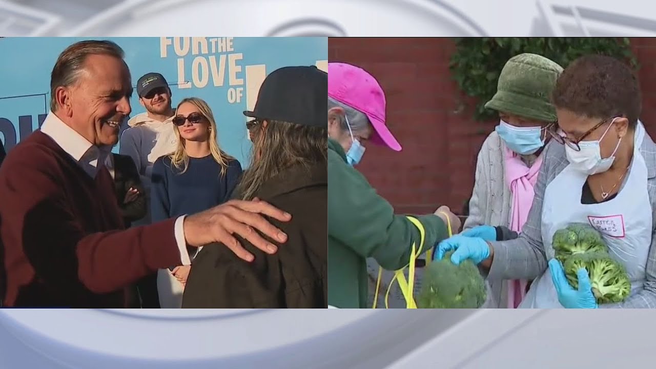 LA Mayor race Bass, Caruso's campaigns reach home stretch YouTube