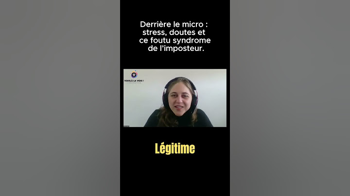 Le syndrome de l’imposteur vu par @yaellelvoice