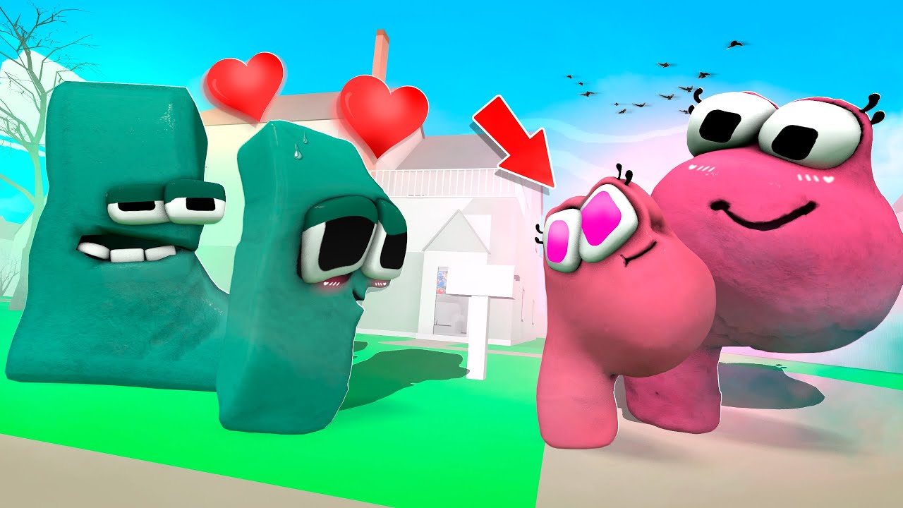 ALPHABET LORE GIRL P FAMILY VS BOYS FAMILY - SAD STORY In Garry`s mod