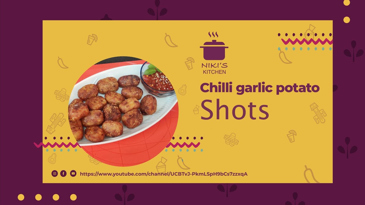 Chilli Garlic Potato Shots YouTube