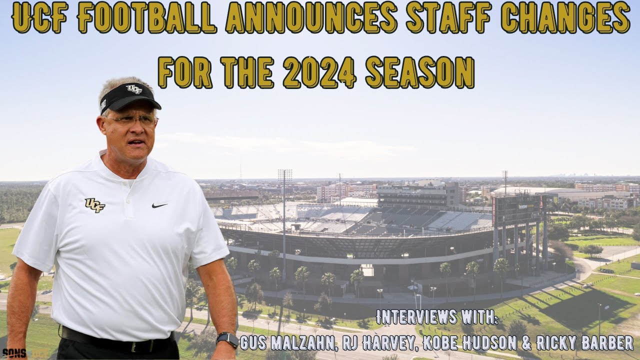 UCF Football Coach Gus Malzahn talks about staff changes YouTube