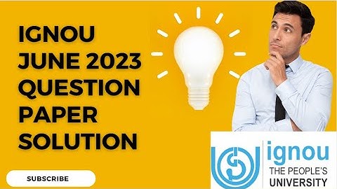 MCS 012 Solved TEE || june 2023 || bca #ignouexams #ignoubca #ignouquestionpaper #bcasolutions #bca