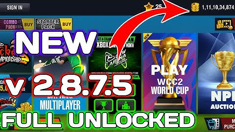 [no root] WCC2 2.8.7.5 latest Version Everything Unlocked | WCC2 Mod Apk+Data v2.8.7.5