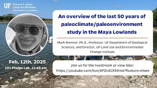 W3: An overview of the last 50 Years of paleoclimate/paleoenvironment study in the Maya Lowlands