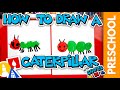 Drawing A Caterpillar Using Shapes - Preschool