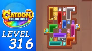 Catdom Color Hole Level 316 Walkthrough