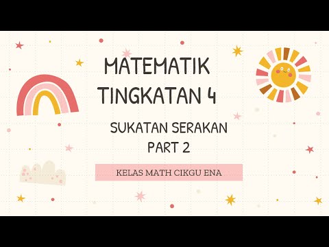 Matematik Tingkatan 4 Sukatan Serakan Part 2 Kelas Live