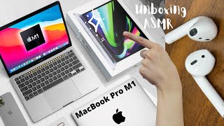 Apple M1 Chip | MacBook Pro 2021 | Air Pods Pro | ASMR Unboxing & First Look super fast