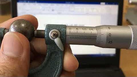 Cách đọc Panme (How to read Micrometer)