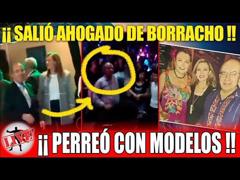 Sacan a Calderón Ahogado De Borracho Después De Estar Perreando Con Mujeres En Un Fieston Loco!!