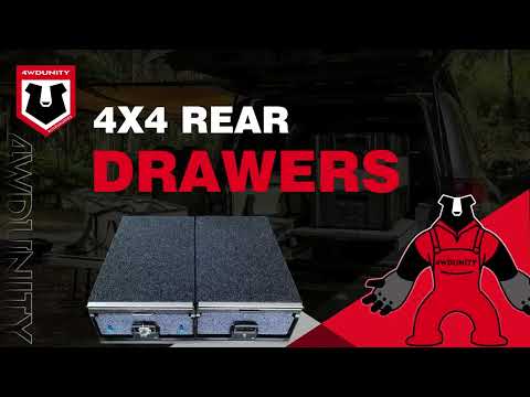4X4 SUV Car Back Drawer Systerm Storage Box #4x4offroad #drawersystem #4x4australia