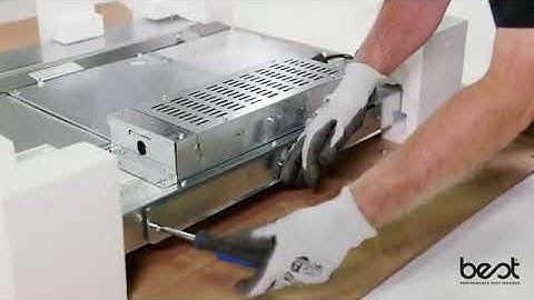 BEST D49M Downdraft Range Hood Installation Video