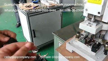 QLQ-SOCM-1 Semi-automatic Metal Zipper Open-end Cutting Machine  #Zipper_Machine