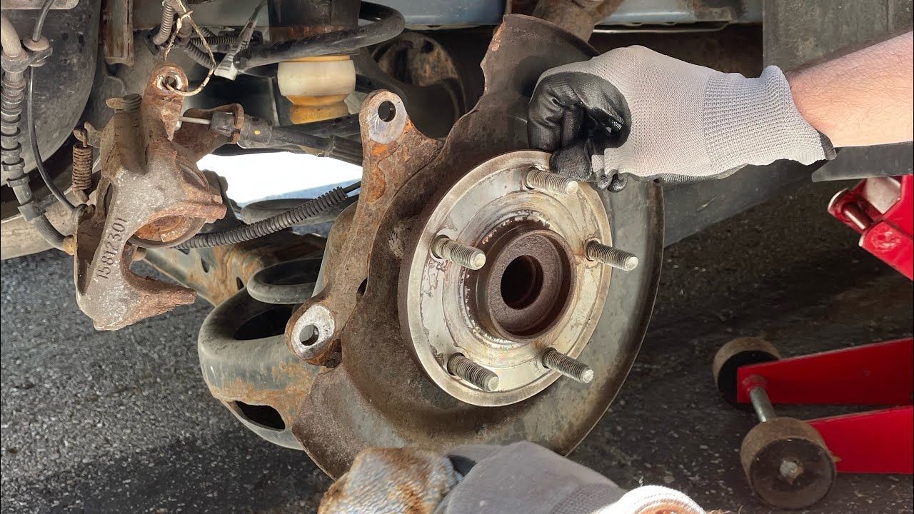 2013 Dodge Grand Caravan Rear Brake Replacement YouTube