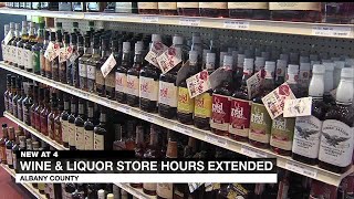 Wine, liquor store hours temporarily extended in Albany County