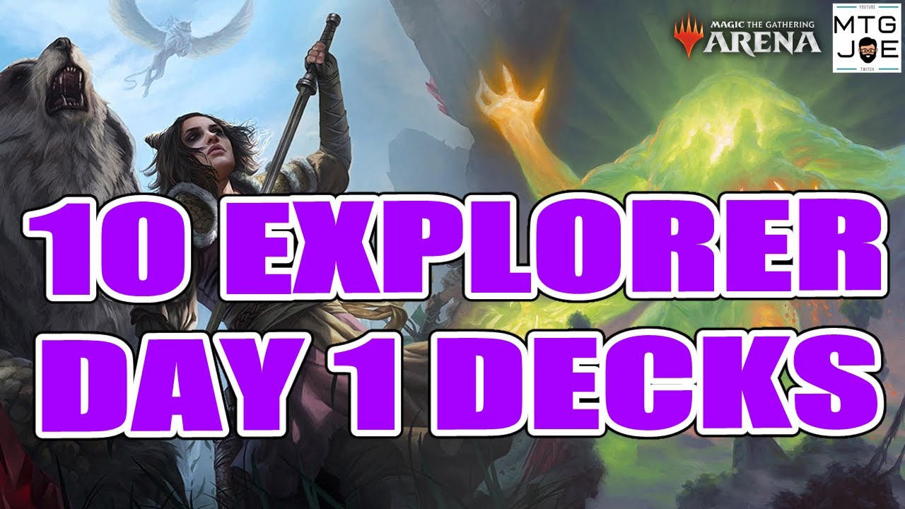 10 Explorer Decks for Day 1 On MTG Arena Pioneer Deck Ports YouTube