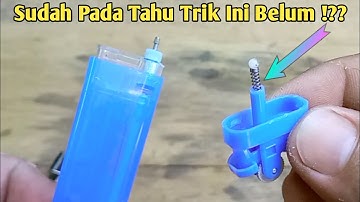 TRIK JITU !! CARA PASANG BATU KOREK API GAS