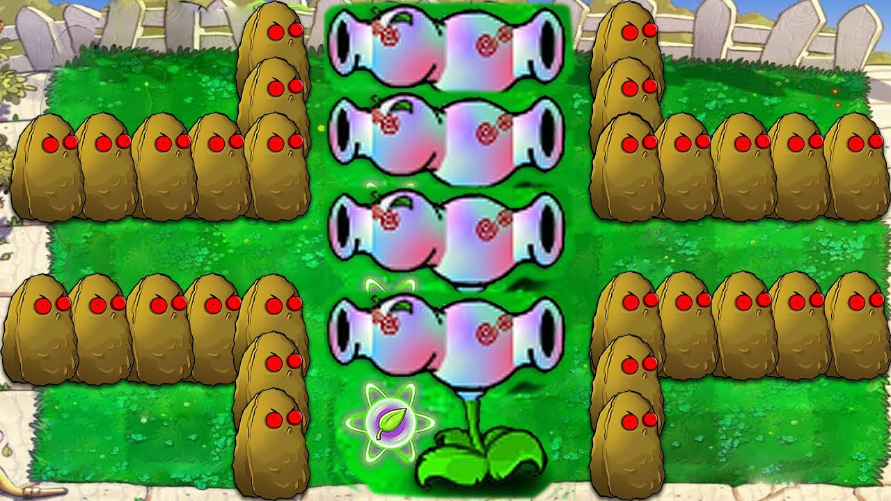99 Hypno Split Pea vs Hypno Gargantuar Attack Giga Zomboss - Plants vs ...