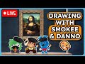 LET'S DRAW WITH ART YOUTUBERS!!! 🎨 (but i can't draw 💀)