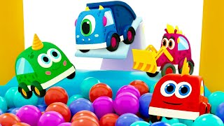 Sing with Mocas! Nursery rhymes &amp; super simple songs for kids. Cars and trucks + street vehicles.