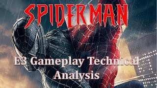 [4K]Spiderman: E3 2017 Gameplay Technical Analysis PS4Pro - PS4