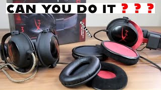 How to EASY remove or change ear pads for Kingston HyperX Cloud II