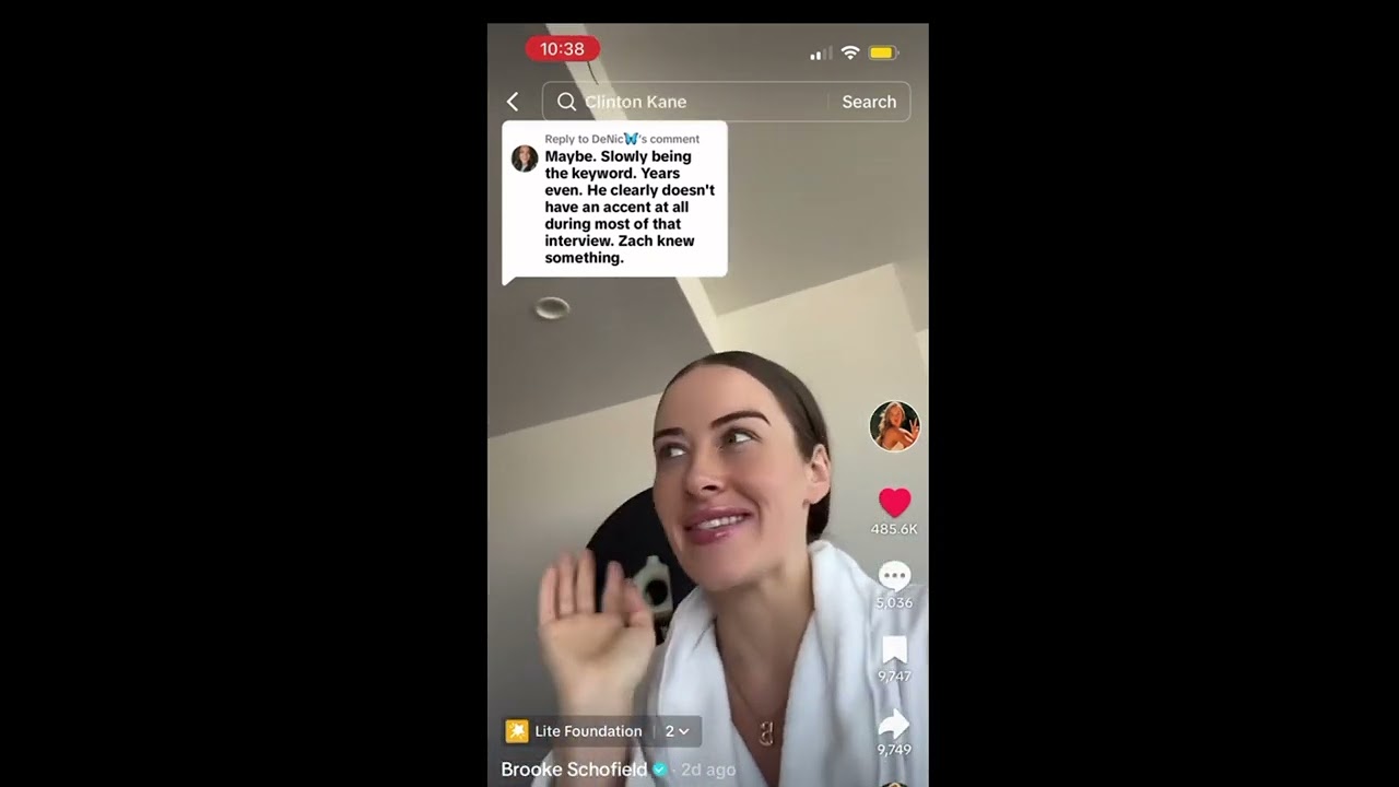 Brooke Schofield finally tells all on Clinton Kane break up part 2