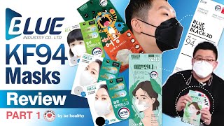 BLUE Indus KF94 masks review by Be Healthy