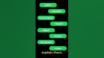 Bet You Don’t Know All These HTML Tags 😏 #javascript #coding #programming #web