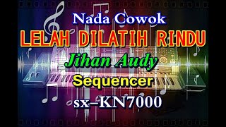 Jihan Audy - Lelah Dilatih Rindu || Nada Cowok [karaoke] || sx-KN7000