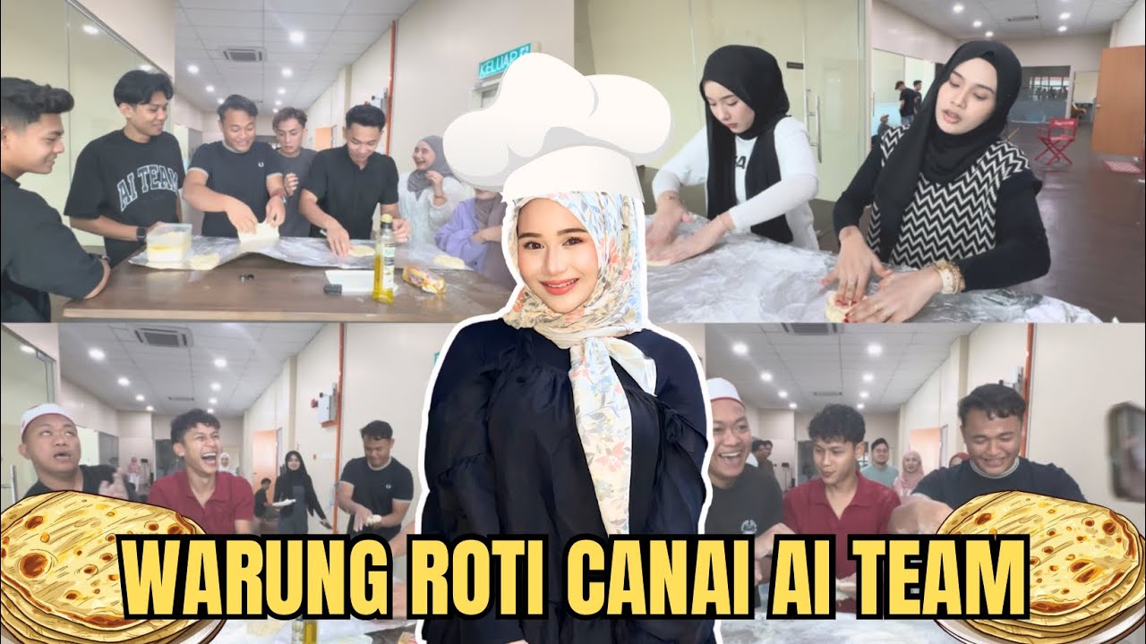 AI TEAM BUKA KEDAI ROTI CANAI! ROTI CANAI TERBANG KE BUMBUNG!!