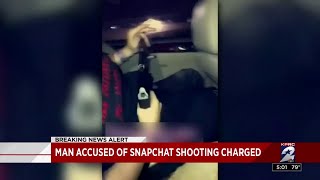Man accused of Snapchat shooting charged