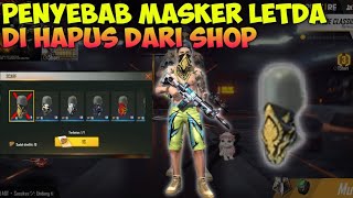 Penjelasan Mengapa Masker Letda Dihapus dari shop