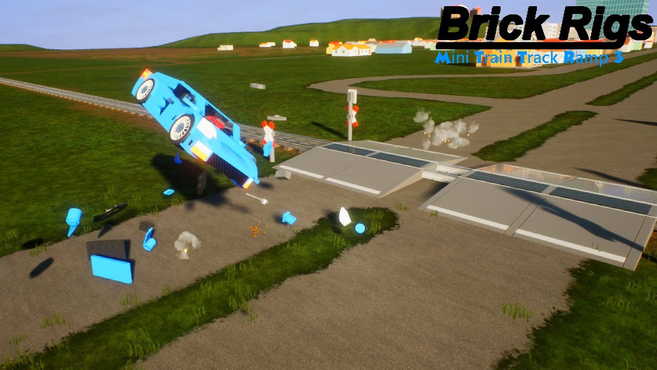 Brick Rigs | Mini Train Track Ramp 3 | jakek128 - YouTube