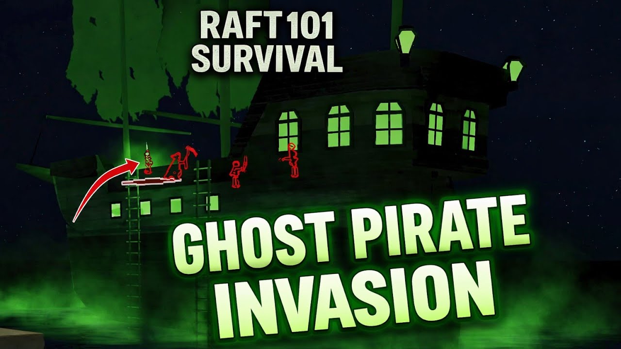 🐙 Raft 101 Survival [Alpha] | Ghost Pirate Invasion – New Update