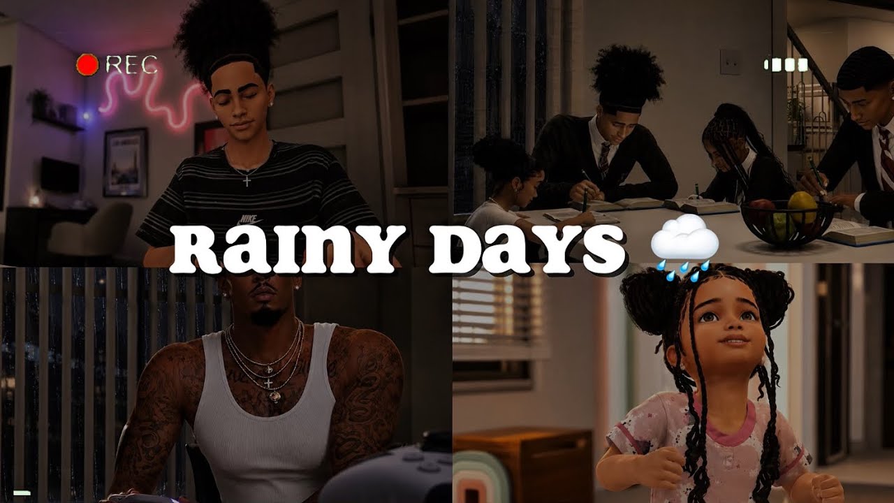 A Wholesome Rainy Day at Home 🌧️🤍