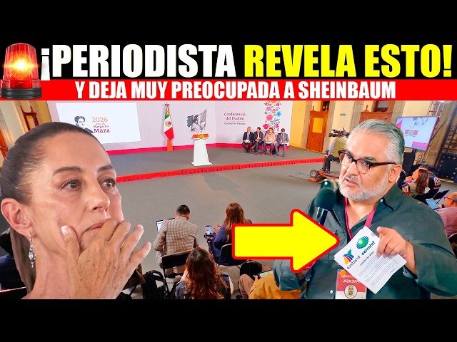 🚨MIRA: PERIODISTA ARRIESGA SU VIDA AL REVELAR ESTO, SHEINBAUM EN SHOCK